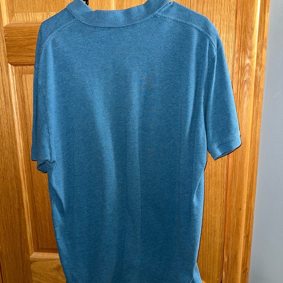 Blue Polo Ralph Lauren V Neck Polo Shirt - Picture 2 of 3